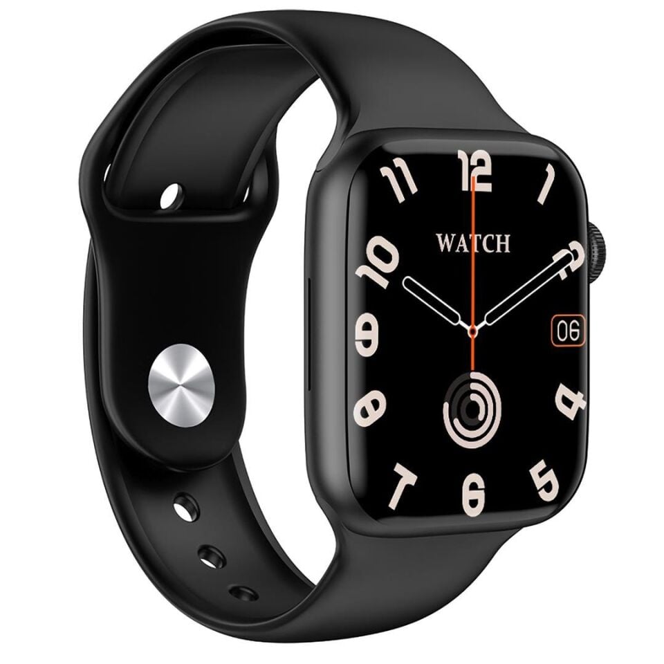 Hytech W99 Watch IOS Ve Android Uyumlu Mactive 2.05 İnç Geniş Ekranlı Siyah Akıllı Saat