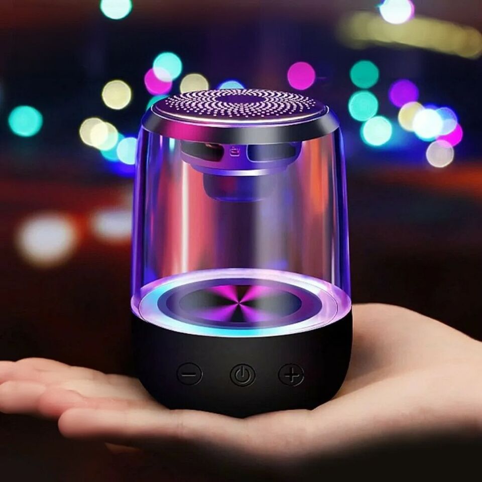 MagicVoice MV-24695 600 Mah Taşınabilir RGB Mikrofonlu AUX/TF/Bluetooth 3 Watt Hoparlör