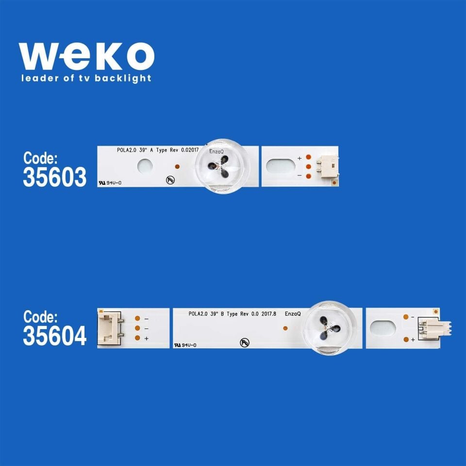 Wkset-5193 35603X4 35604X4 Lg Innotek Pola2.0 39 8 Adet Led Bar