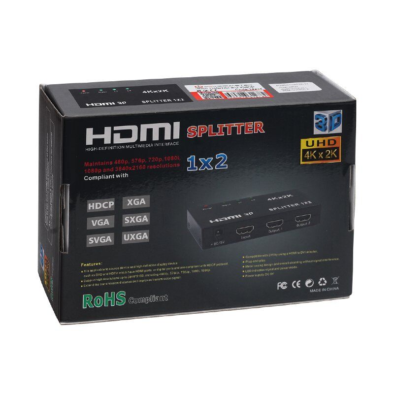 Powermaster PM-14217 2 Port 1080P HDMI Dağıtıcı