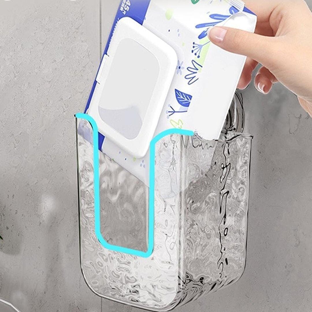 Sunup SN-26822 Çok Amaçlı Duvar Tipi Islak Mendil Tutucu Raf