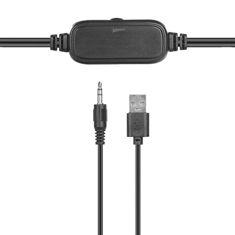 Snopy SN-83U Led Işıklı 2W*2 Siyah Usb 2.0 Rgb Işıklı Gaming 1+1 Mini Speaker Hoparlör