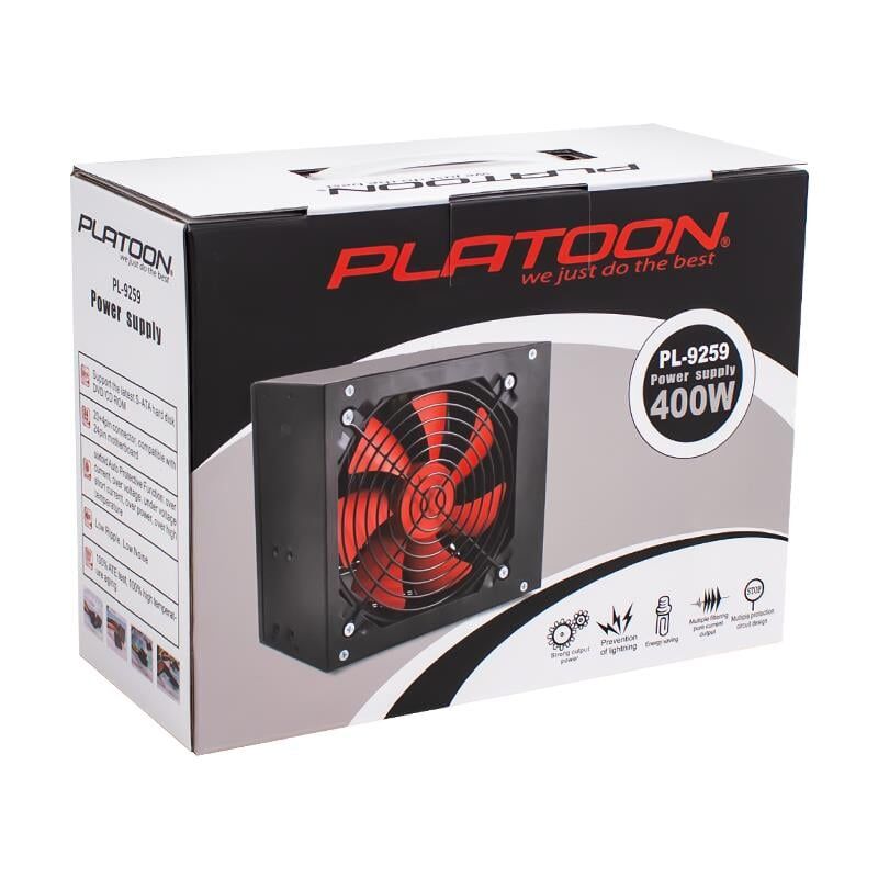 Platoon PL-9259 400 Watt 12 Cm Fanlı Power Supply