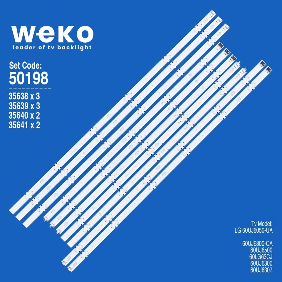Wkset-5198 35638X3 35639X3 35640X2 35641X2 Lg 60 Uhd Nbh 60Uj63_Uhd 10 Adet Led Bar