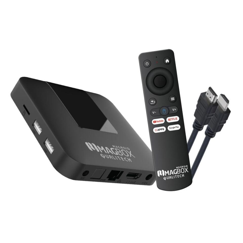 Magbox Magroid Qualitech 2.4G H313 CPU Android TV Box