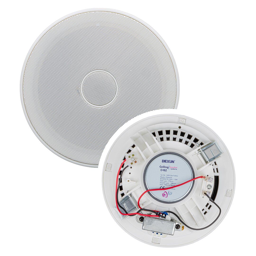 Dexun D-162 16CM 100V Max 50W Hat Trafolu Alçıpan Hoparlör