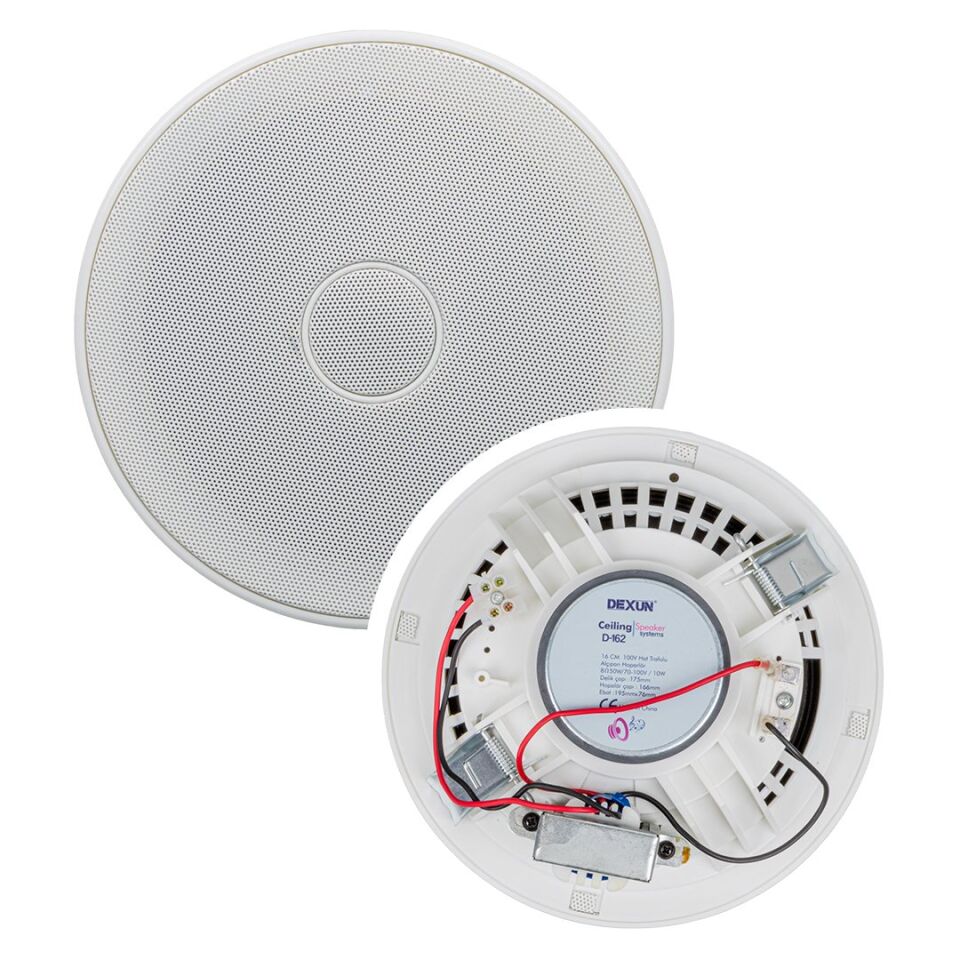Dexun D-162 16CM 100V Max 50W Hat Trafolu Alçıpan Hoparlör