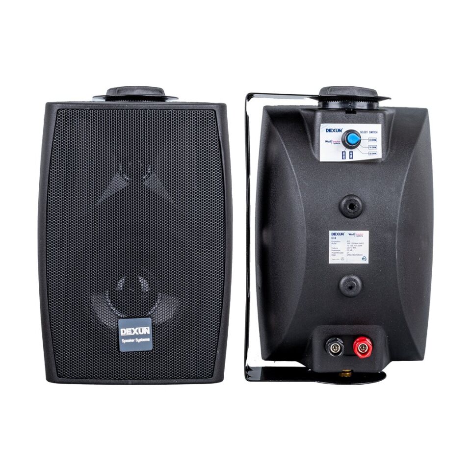 Dexun D-4T 10 CM 150 Watt 100 Volt 4'' Siyah Trafolu Sütun Hoparlör