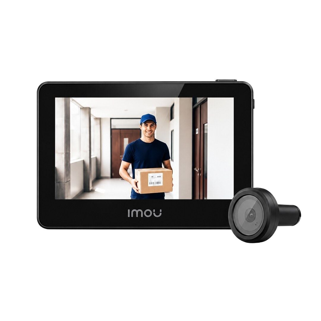 Imou VD1 5M0S 5MP 4.3 İnç Monitörlü Çift Bant WiFi Şarjlı Dijital Kapı Dürbünü