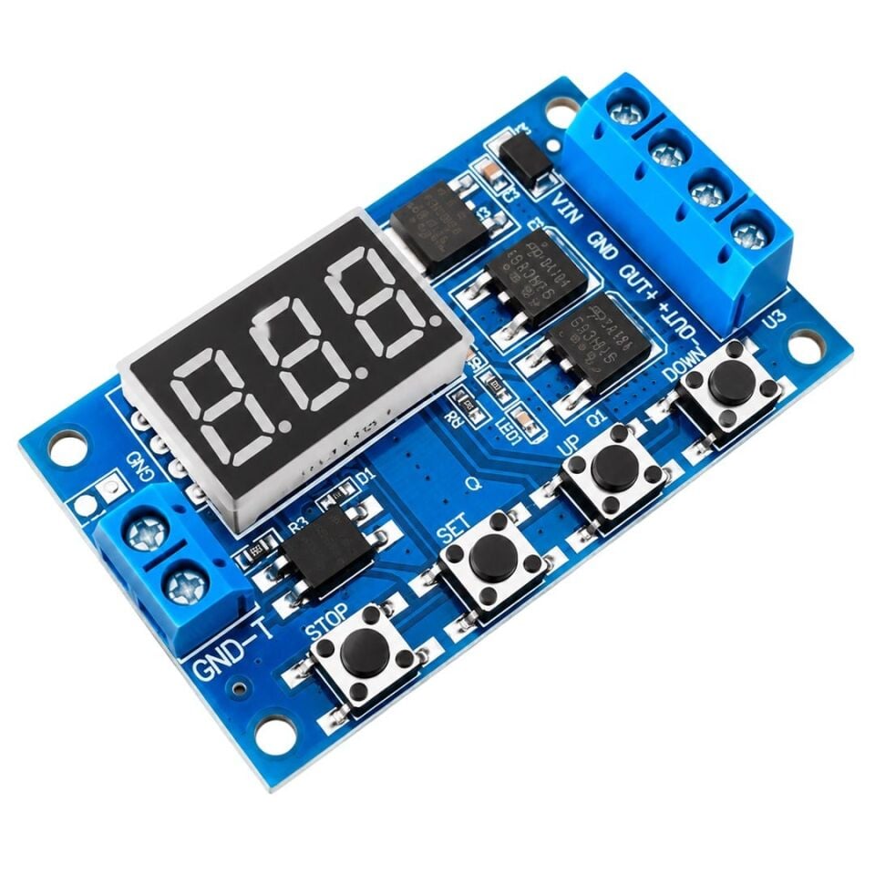 Dual MOSFET Zamanlayıcı Röle Modülü 5V-30V