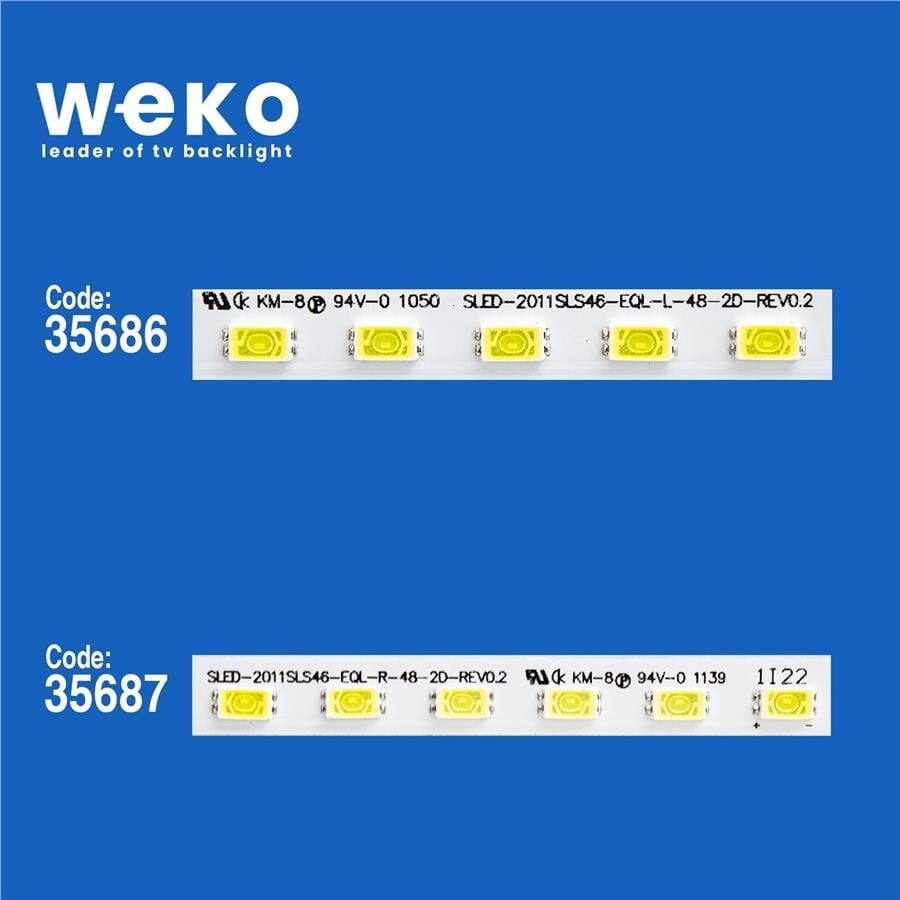Wkset-5208 35686X1 35687X1 Sled_2011Sls46_Eql 2 Adet Led Bar (48Led)