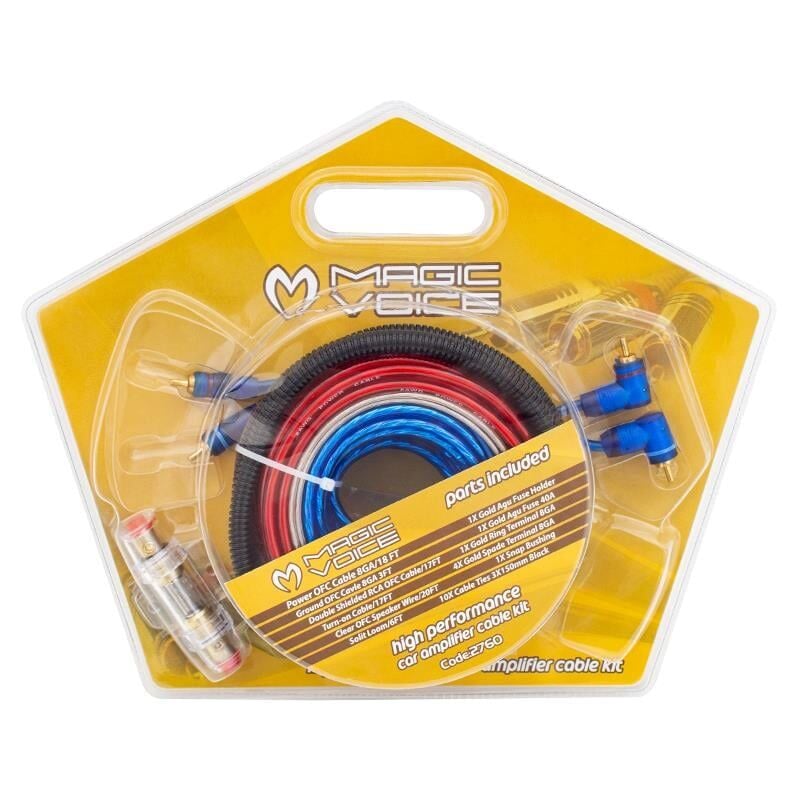 Magicvoice MV-2760 8GA Oto Anfi Kablo Seti