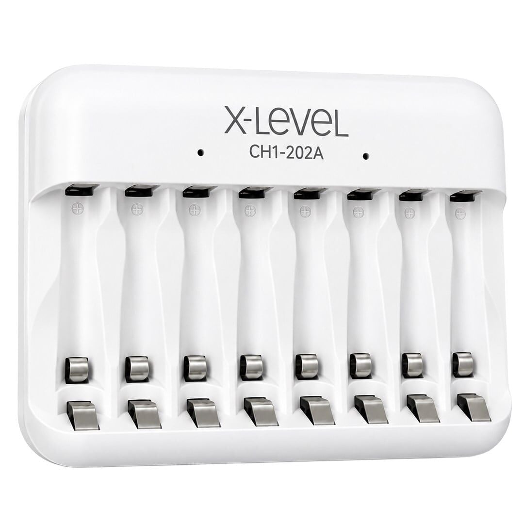 X-Level CH1-202A NI-MH AA-AAA 8'Li Pil Şarj Cihazı