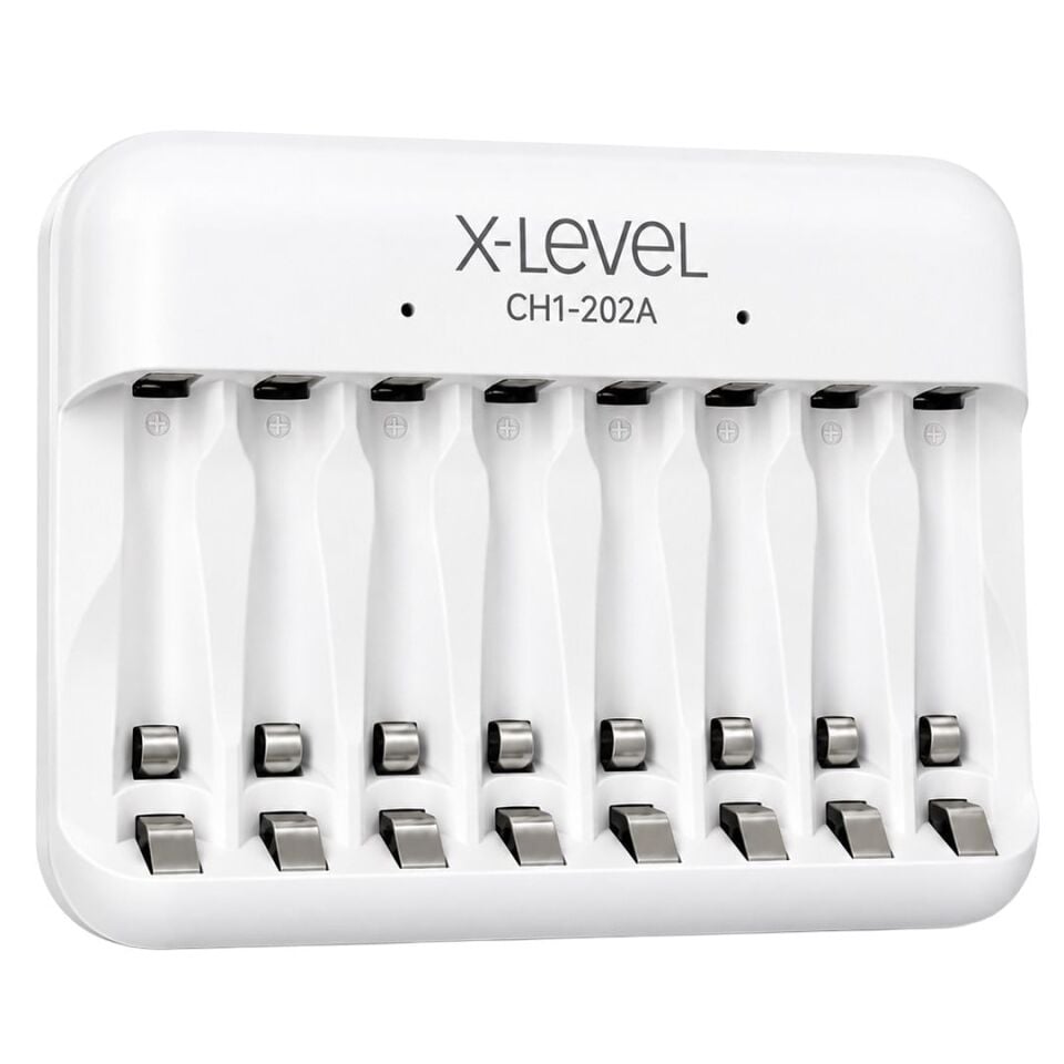 X-Level CH1-202A NI-MH AA-AAA 8'Li Pil Şarj Cihazı