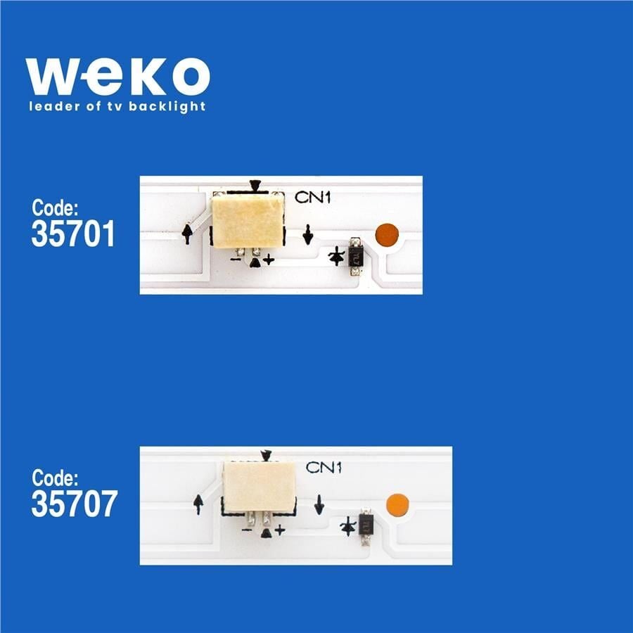 Wkset-5213 35701X4 35707X4 Lg Innotek 55Inch_Funai 8 Adet Led Bar