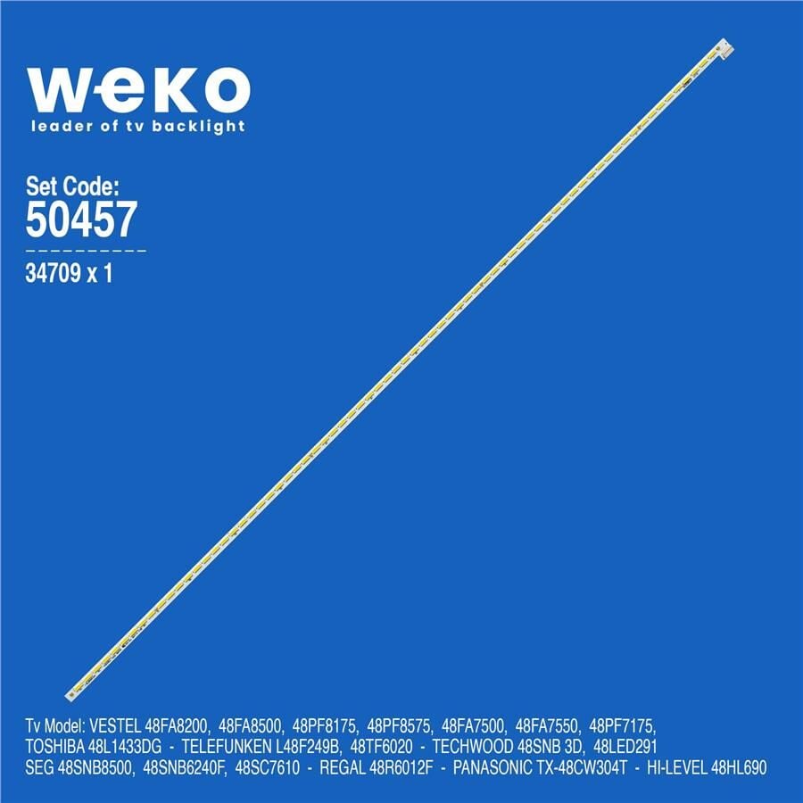 Wkset-5457 34709X1 48Inch Vnb 7020Pkg 72Ea Rev0.2 1 Adet Led Bar (72Led)
