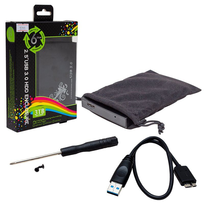 Powermaster PM-5791 Harici 2.5'' USB 3.0 Sata Harddisk Kutusu