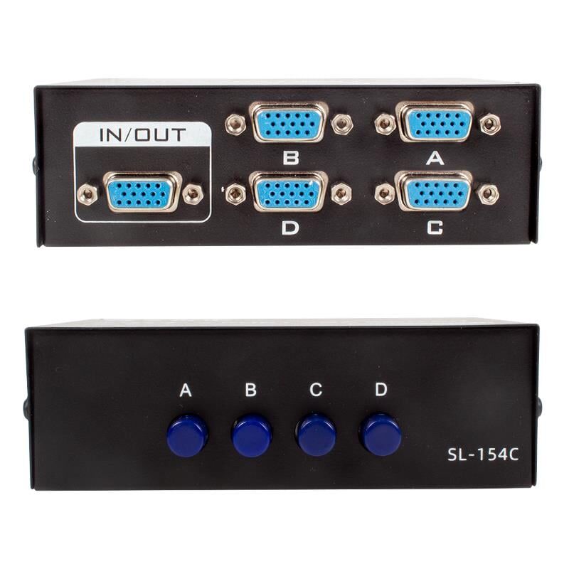 Powermaster PM-20014 4 Port 150 MHz Vga Switch