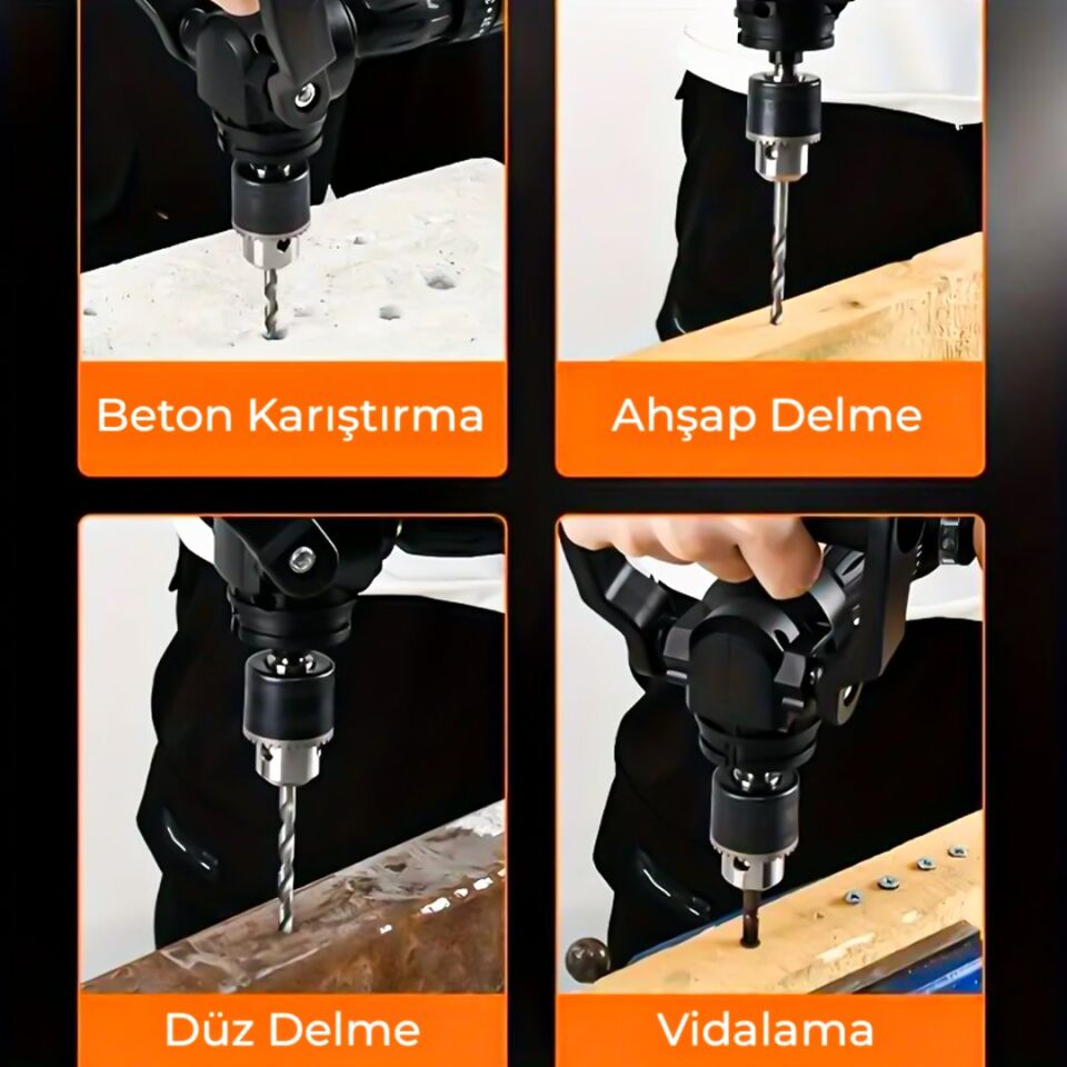 PowerMaster PM-26256 Üniversal Matkap Açı Ayarlama Kiti