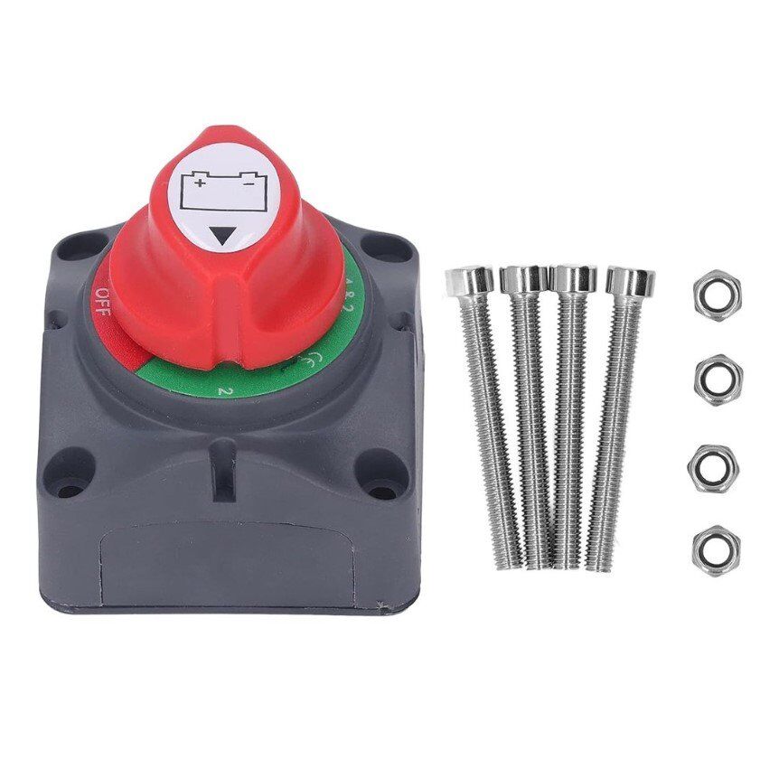 Powermaster Akü Şalteri 275A 3P 12-24V 1+2 Çift Devreli