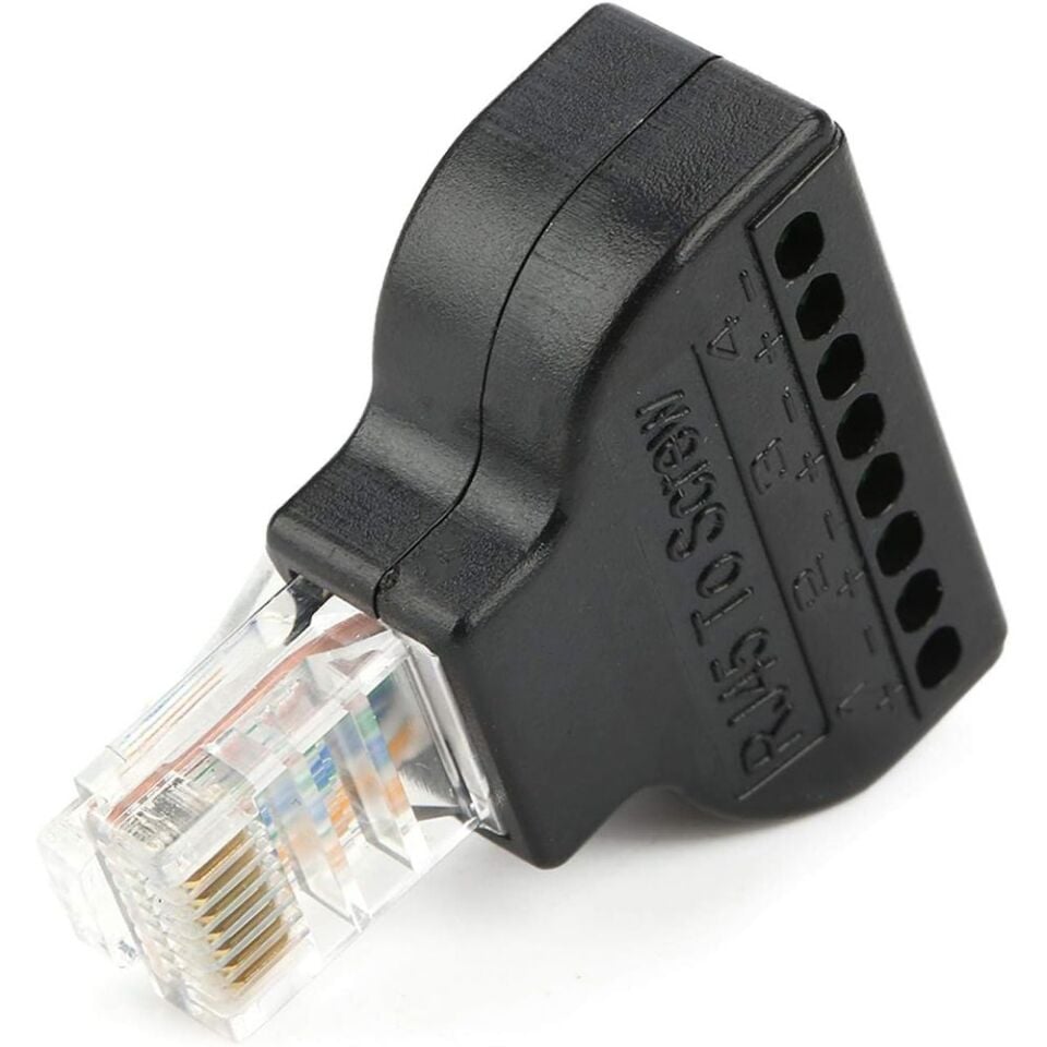 Powermaster PM-24267 RJ45 To Screw Terminal Çevirici