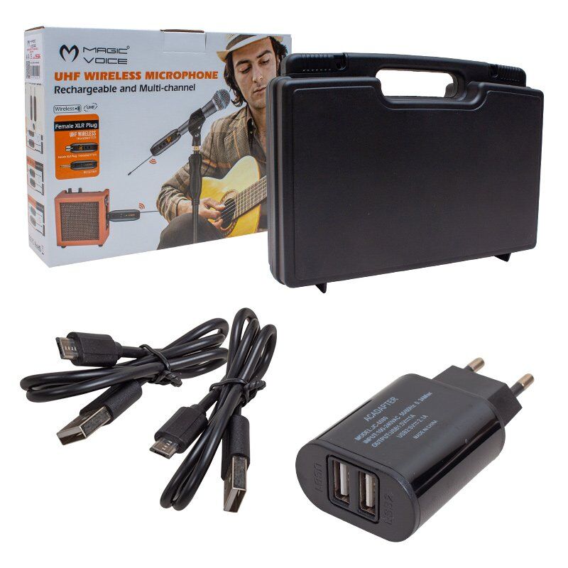 Magicvoice MV-19586 Uhf Gitar Tip Kablosuz Mikrofon