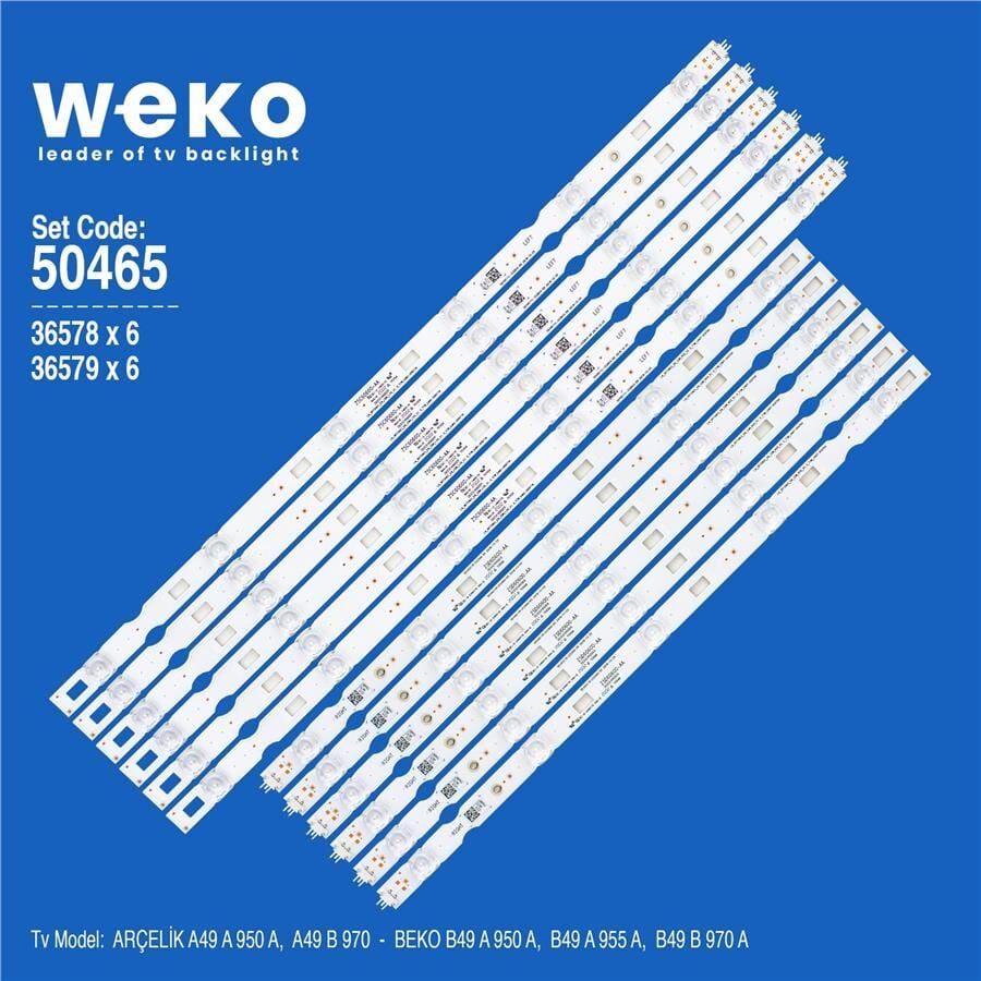 Wkset-5465 36578X6 36579X6 L4_Optımus_D9_Cdm 12 Adet Led Bar