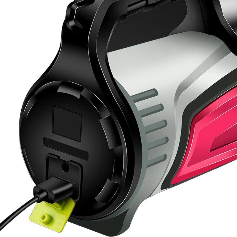 Powermaster JS-881A Şarjlı Ledli Uzun Menzilli Işıldak Fener