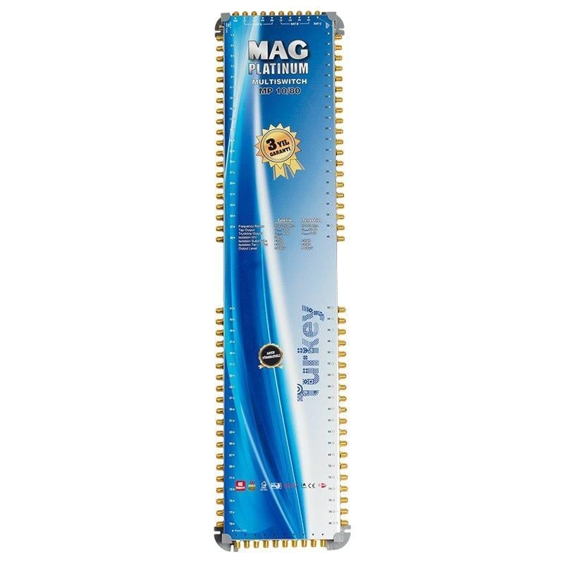 MAG Platinum MP 10/80 Multiswitch Merkezi Uydu Santrali