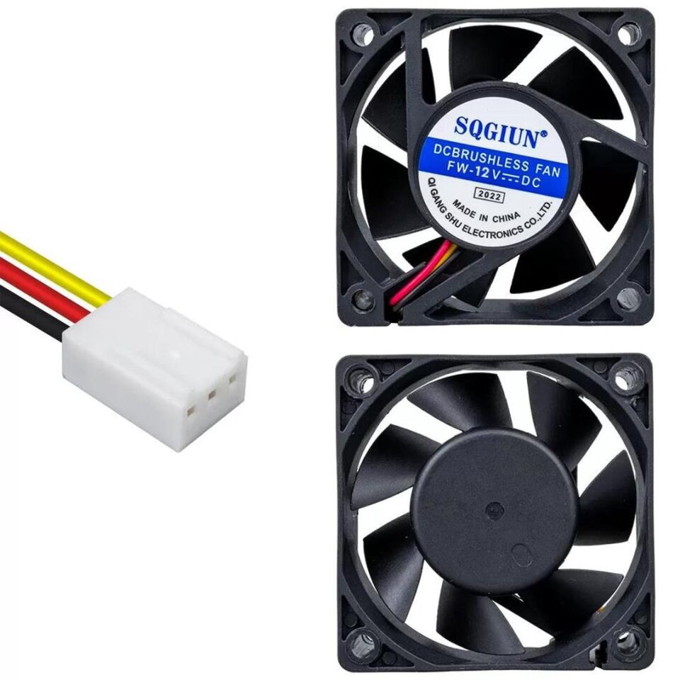 Powermaster IC-216 Fırçasız DC Fan 60X60x25mm 12 Volt 3 Pin