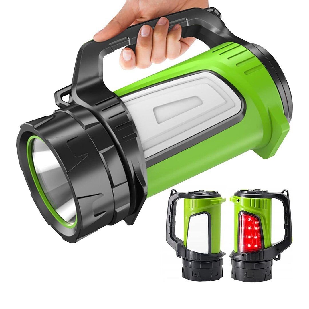 Powermaster JS-881B Şarjlı Ledli Uzun Menzilli Işıldak Fener
