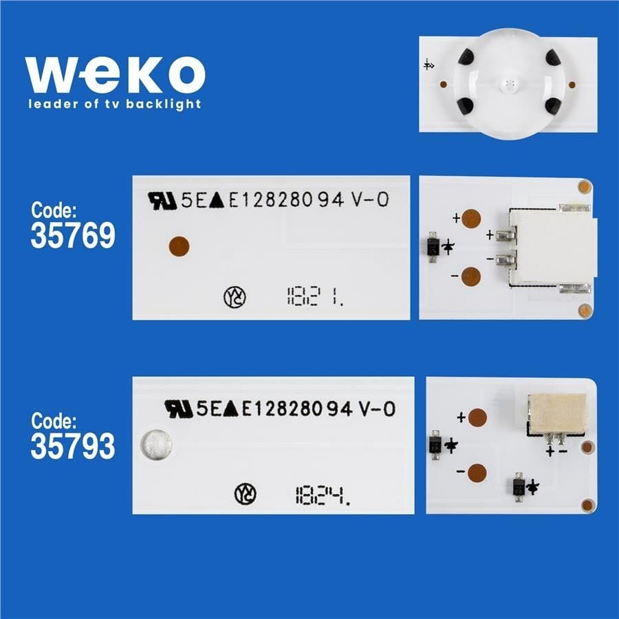 Wkset-5228 35769X5 35793X5 Lg Innotek Fbc 60Inch_D_Serise 10 Adet Led Bar