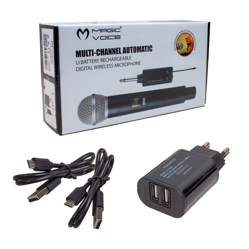 Magicvoice Mv-19599 UHF Kablosuz İkili Mikrofon Set