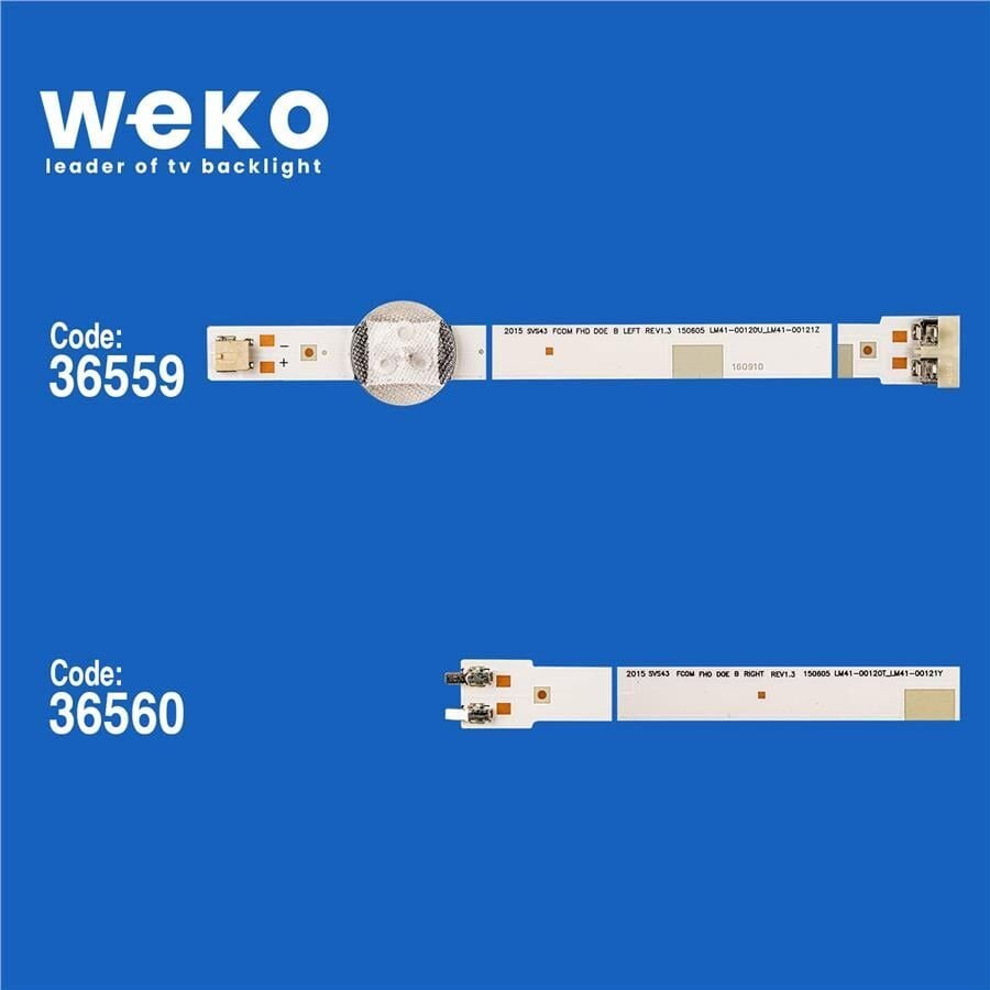 Wkset-5470 36559X4 36560X4 V5dn-430Sma-R2/V5dn-430Smb-R2 8 Adet Led Bar