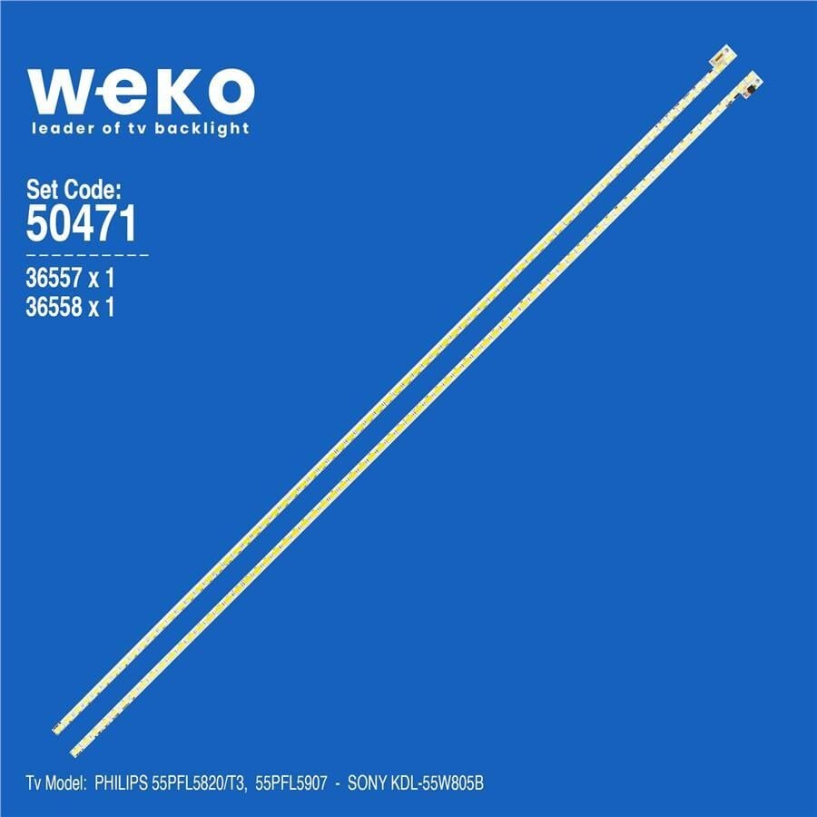 Wkset-5471 36557X1 36558X1 55Ta04 7030Pkg/55Ta05 7030Pkg 2 Adet Led Bar (72Led)