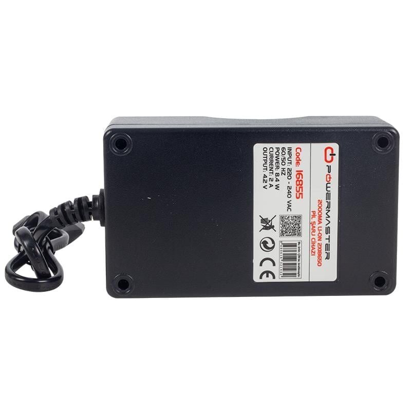 Powermaster 2000 Ma Li-İon 2X18650 Pil Şarj Cihazı