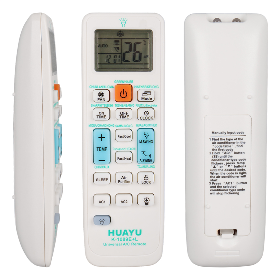 Huayu K-1089E+L Üniversal Akıllı Klima Kumandası