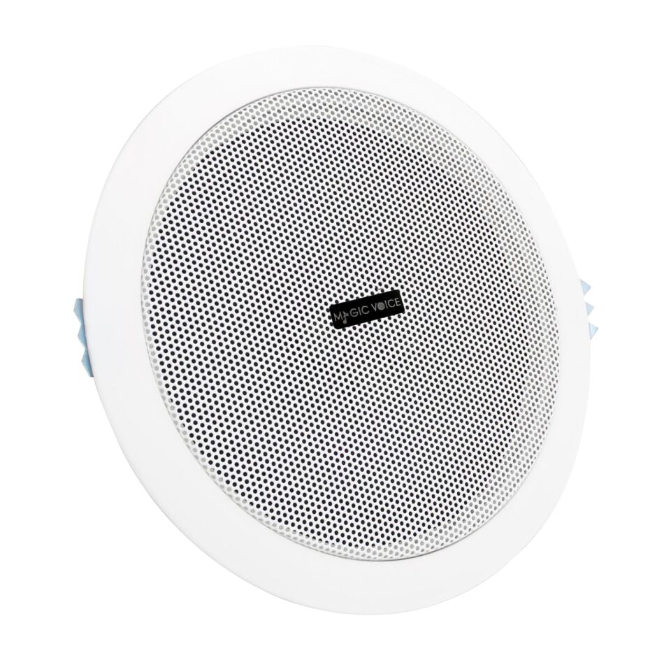 Magicvoice MV-6724 5'' 13 Cm 8 Ohm 6 W Beyaz Alçıpan Trafosuz Hoparlör