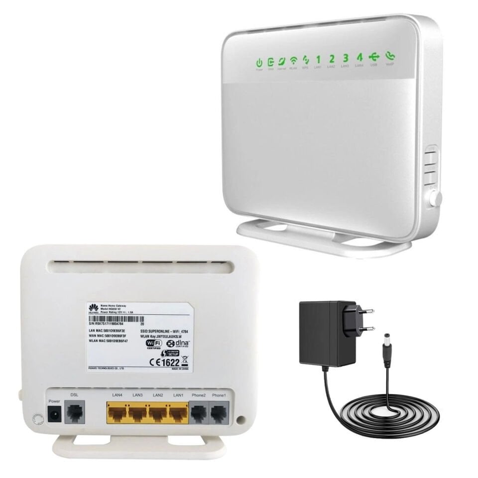 Huawei HG658 V2 VDSL-ADSL 4 Port 300 Mbps Modem