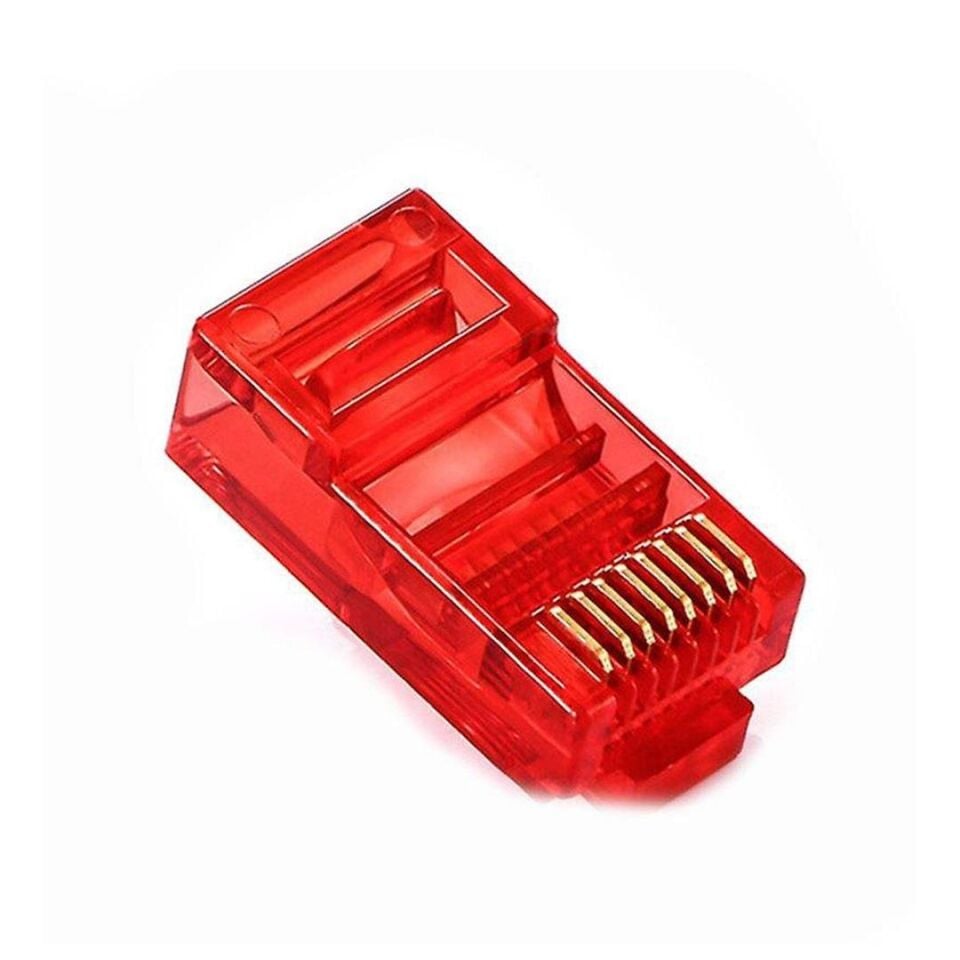 Powermaster PM-22701 RJ45 RJ45 CAT6 8P/8C Kırmızı Soket