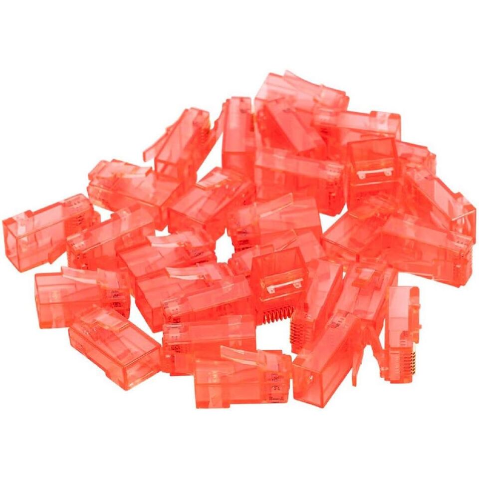 Powermaster PM-22701 RJ45 RJ45 CAT6 8P/8C Kırmızı Soket