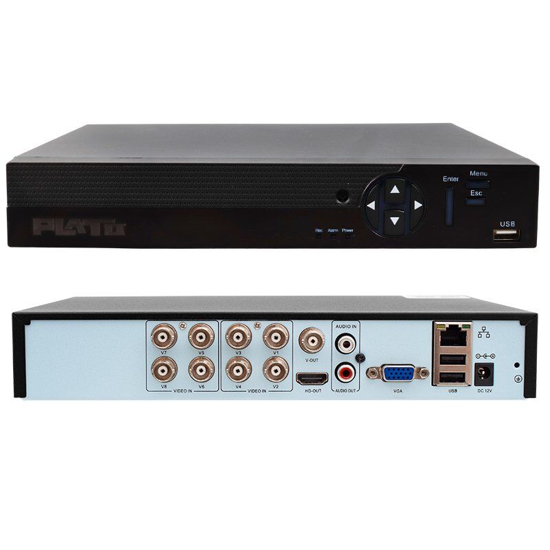 Plato PL-21064 6 in 1 8 Kanal 1080n DVR Kayıt Cihazı
