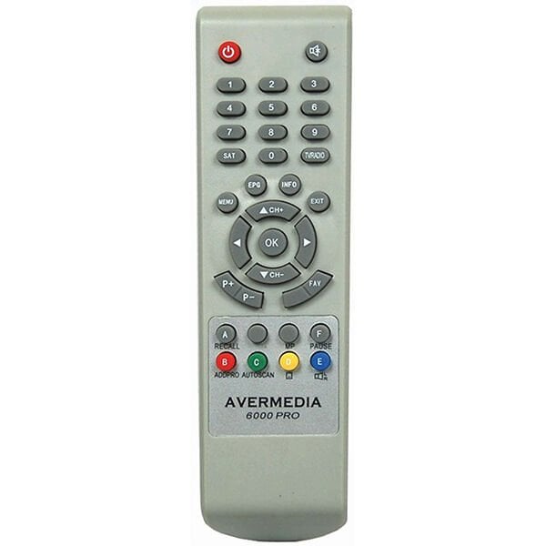 Avermedia 6000 Pro - Nextstar - Herz 980 - Kawai KW 6000 - Funny - Kamosonic Kara 6000 - Envision Uydu Alıcı Kumandası