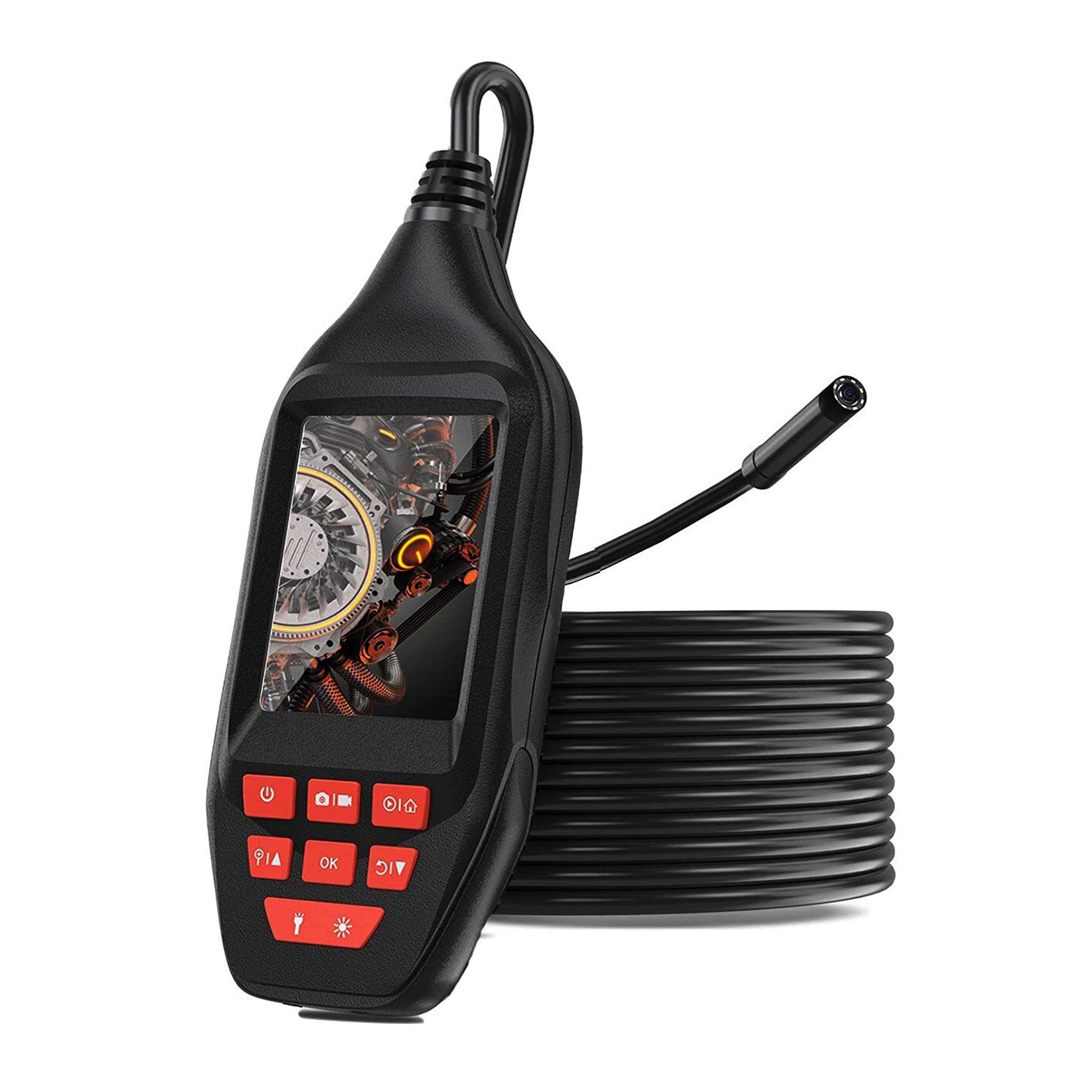 Powermaster PM-14281 3'' LCD Ekranlı 5 Metre Kablolu Dijital Endoskop Yılan Kamera