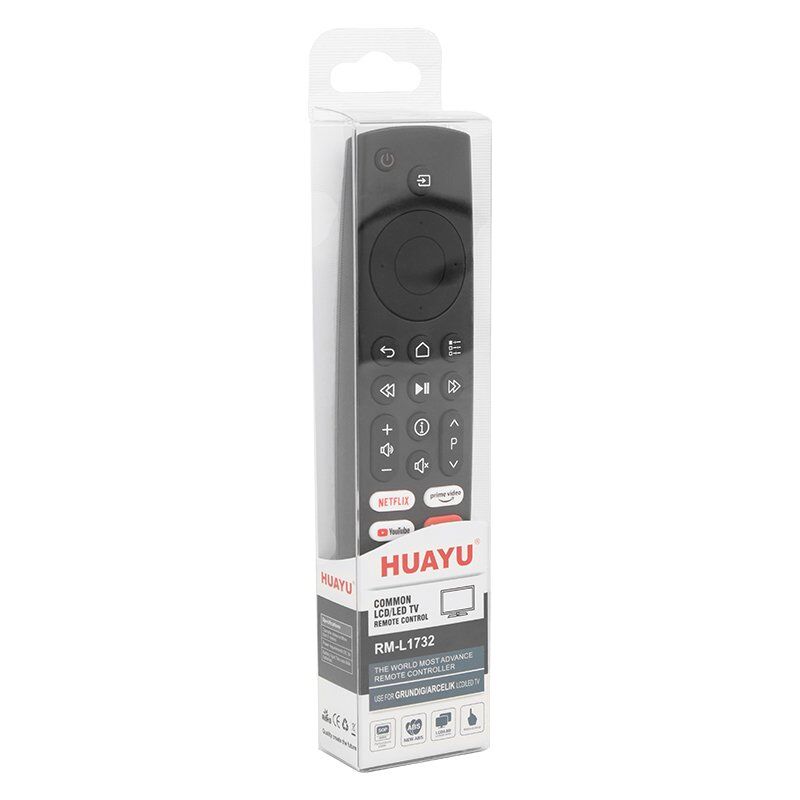 Weko RM-L1732 Arçelik-Beko-Grundig Netflix-YouTube-Prime Video Tuşlu LCD LED TV Kumandası