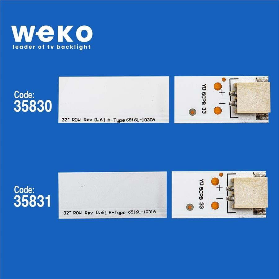 Wkset-5241 35830X2 35831X2 32 Row Rev 0.6 4 Adet Led Bar