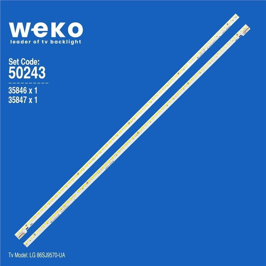 Wkset-5243 35846X1 35847X1 86 V16 Art3 2 Adet Led Bar (66Led)
