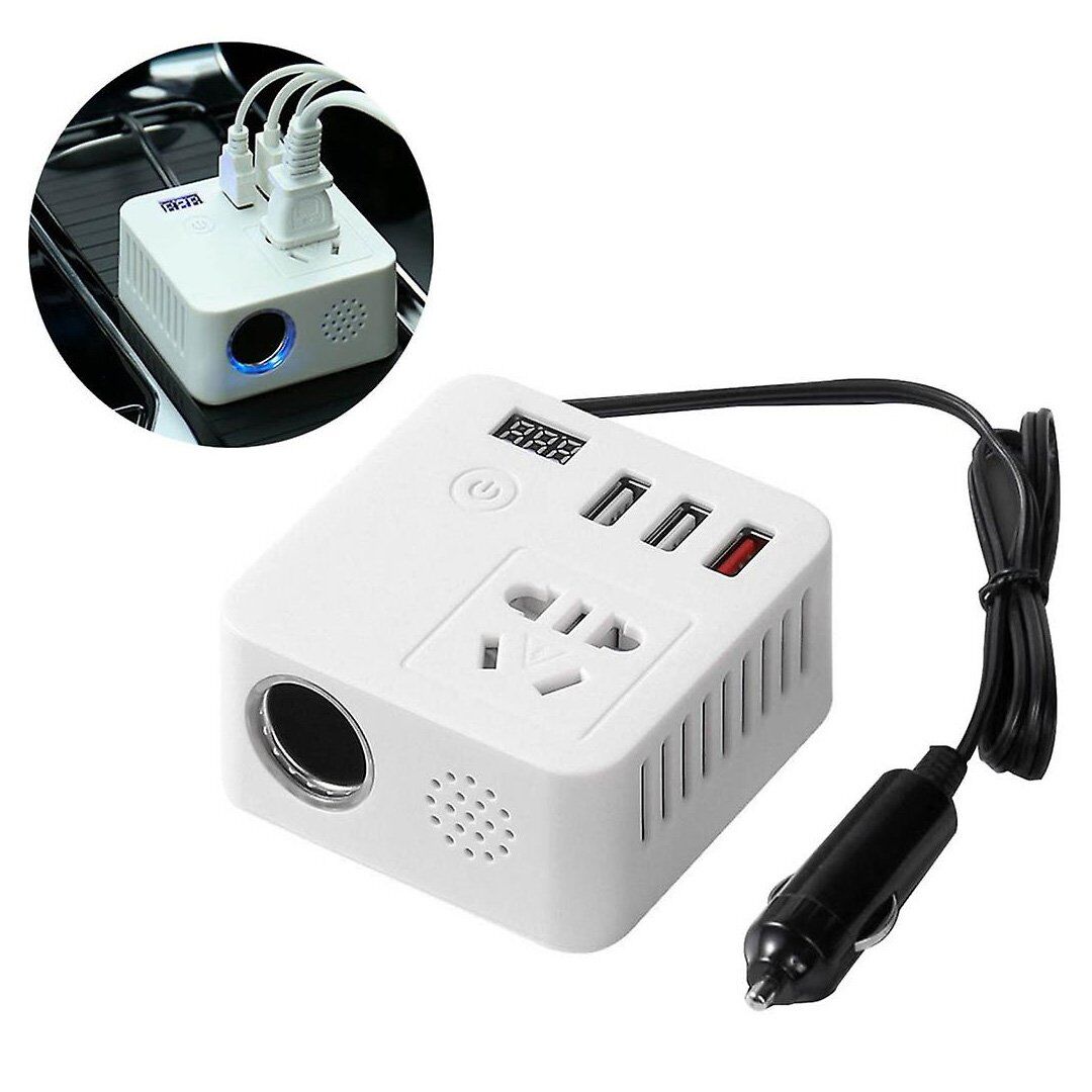 Sunup 150W 12V - 24V 220V Çok Fonksiyonlu Usb Araç İnvertörü