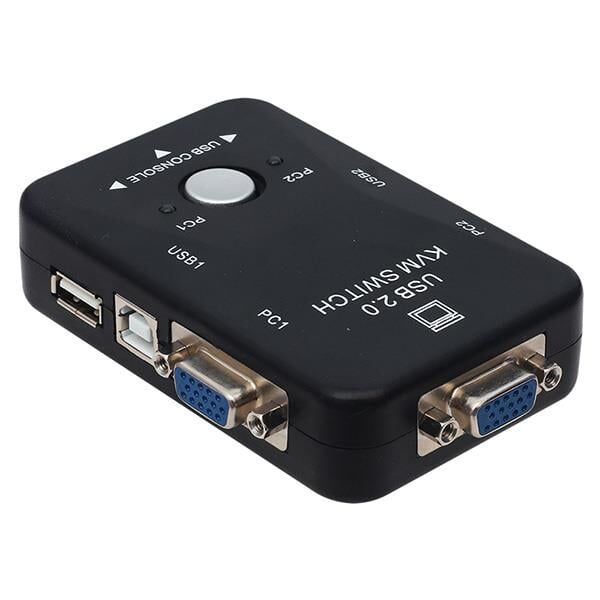 PowerMaster PM-15166 1080p VGA 2 Kanal KVM Switch