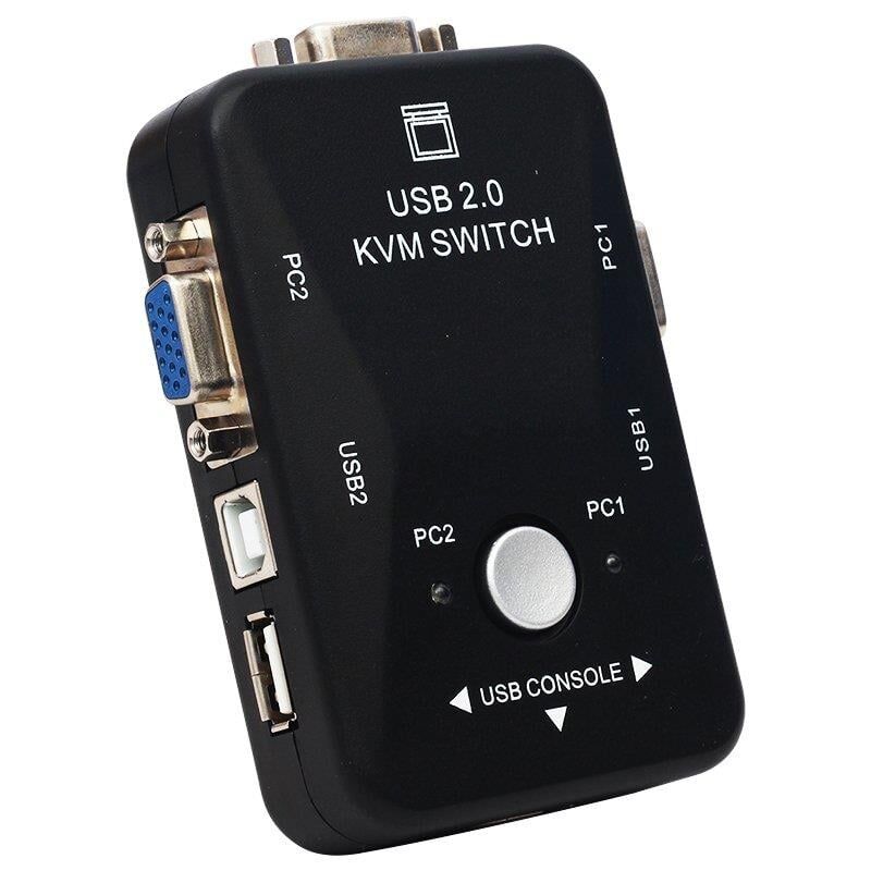 PowerMaster PM-15166 1080p VGA 2 Kanal KVM Switch